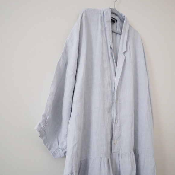 Ilana Kohn Steven Linen Jumpsuit Light Blue - Picture 4 of 8